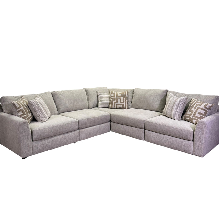 Marlow Modular 5 Piece Sectional in Cream