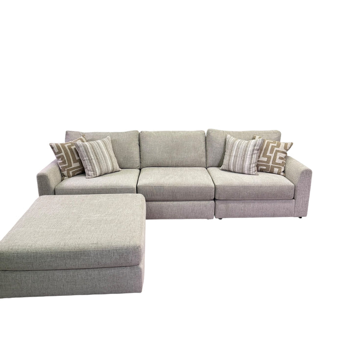 Marlow Modular 4 Piece Sectional in Cream
