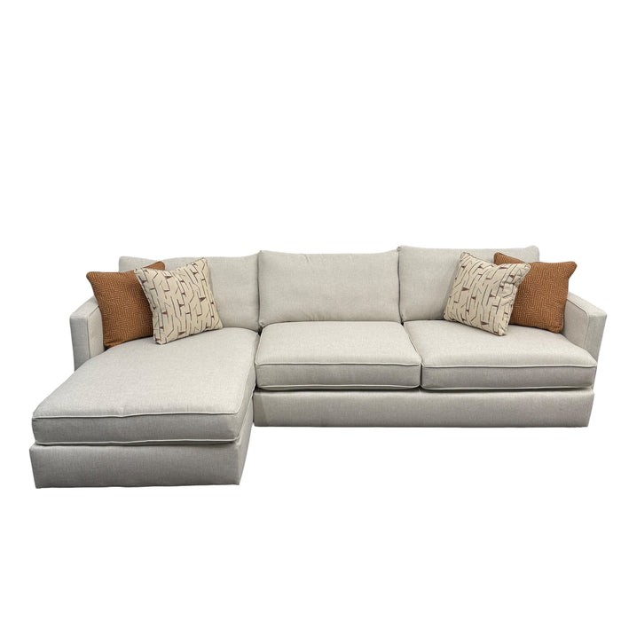 Finley Sectional with Left Facing Chaise in Grande Glacier
