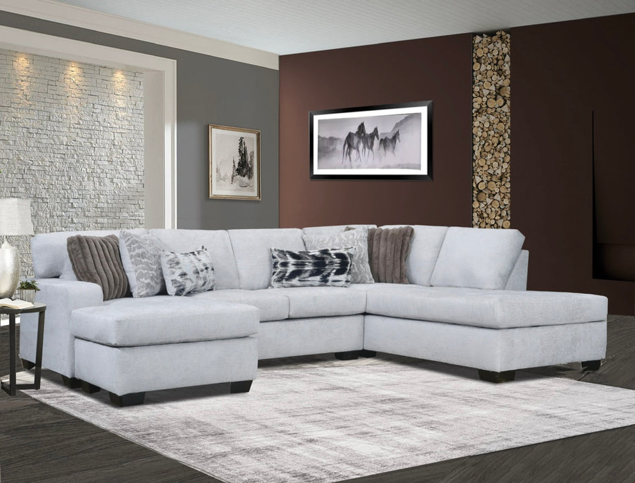 Cream U Shape Sectional Couch