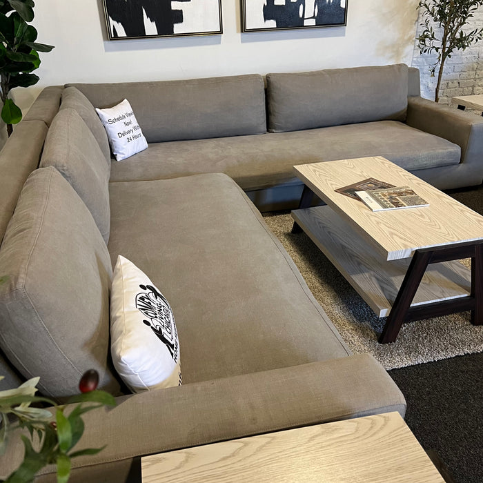 Restoration Hardware Custom Sectional in Gray