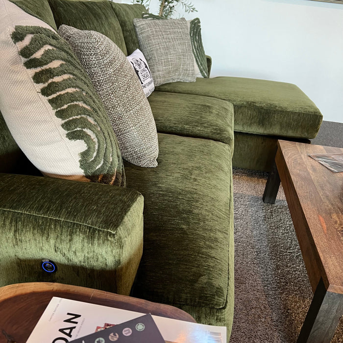 Loft Sectional Sofa with USB Chargers