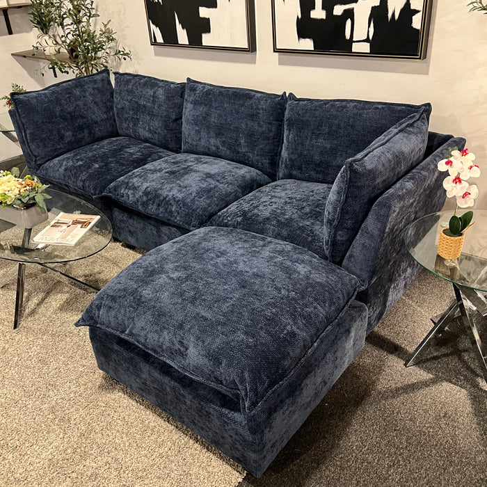 Modular Sectional Dream Couch in Navy Blue