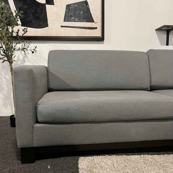 Gray 3 Piece Jonathan Louis U Shaped Sectional Couch