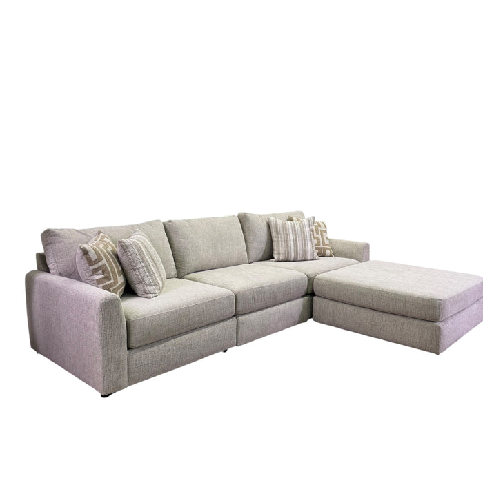 Marlow Modular 4 Piece Sectional in Cream