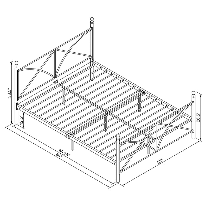 Hart  Platform Bed White