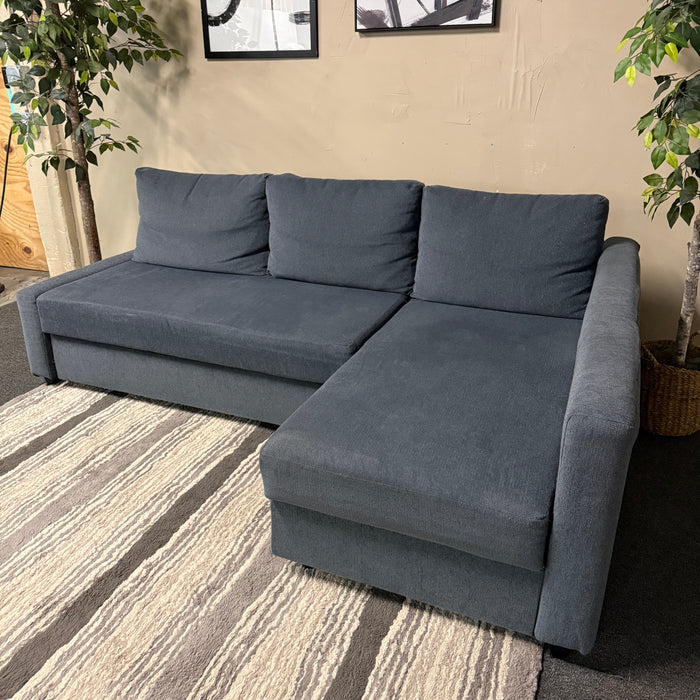 Sleeper Sectional Sofa with Reversible Storage Chaise