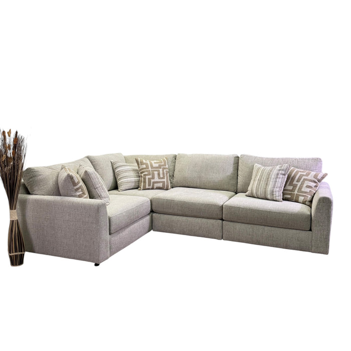 Marlow Modular 4 Piece Sectional in Cream