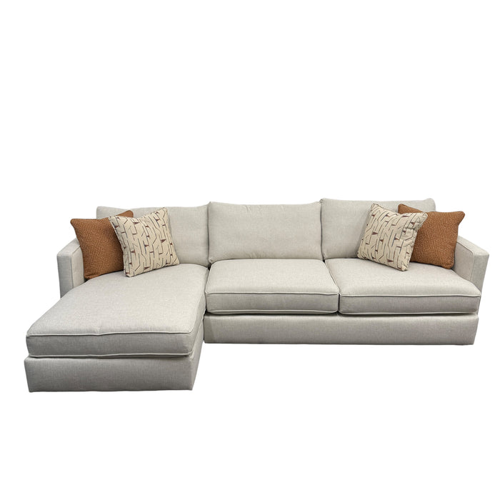 Finley Sectional with Left Facing Chaise in Grande Glacier