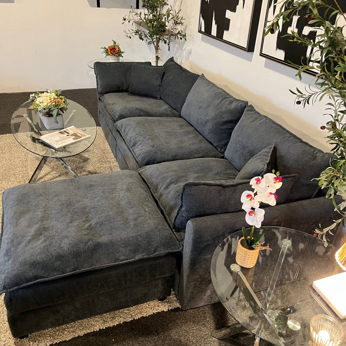 Modular Sectional Dream Couch in Dark Gray