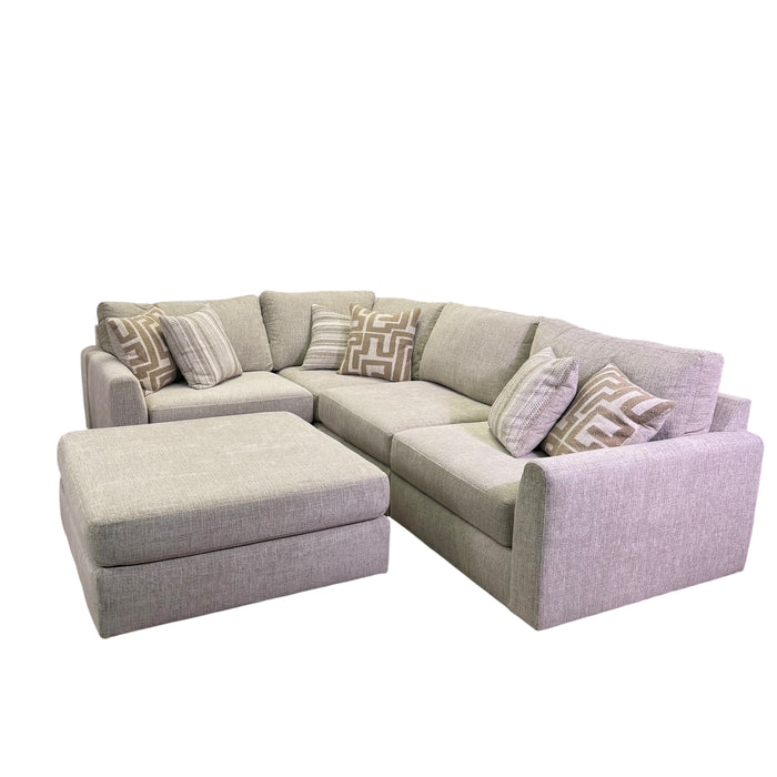 Marlow Modular 4 Piece Sectional in Cream