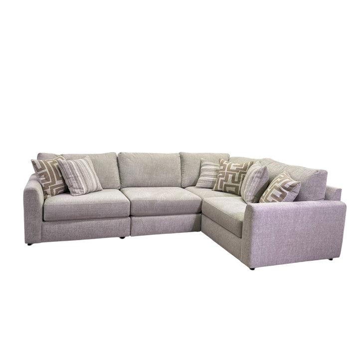 Marlow Modular 4 Piece Sectional in Cream