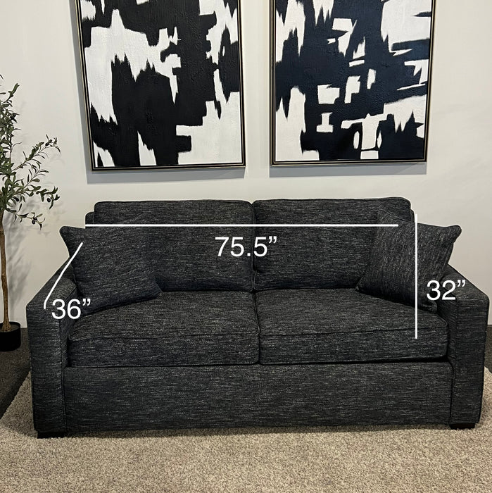 Navy Sofa with Sleeper