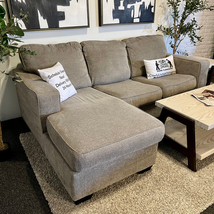 Gray Ashley Home-stores Sectional with Reversible Chaise