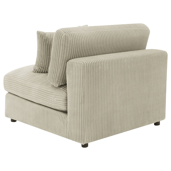 Blaine Upholstered Armless Chair Sand