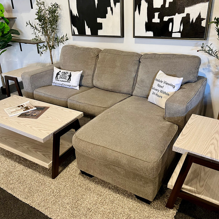 Gray Ashley Home-stores Sectional with Reversible Chaise