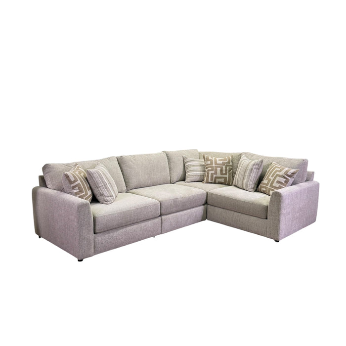 Marlow Modular 4 Piece Sectional in Cream