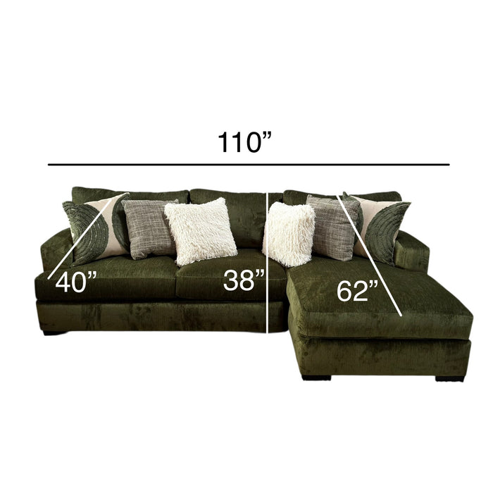 Loft Sectional Sofa with USB Chargers