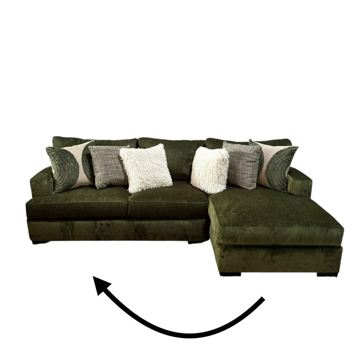 Loft Sectional Sofa with USB Chargers