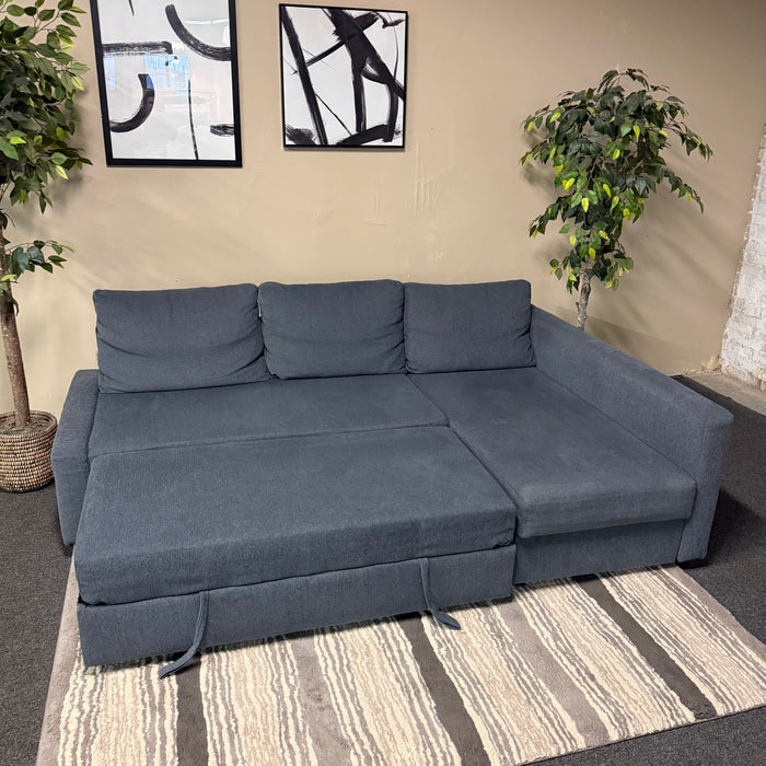 Sleeper Sectional Sofa with Reversible Storage Chaise