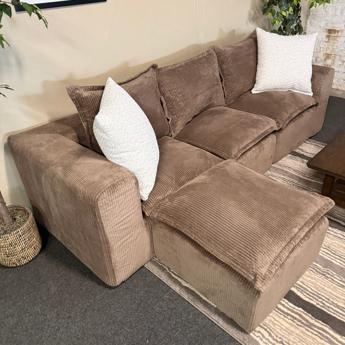 Corded Modular Cloud Sectional Sofa