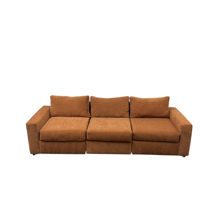 Modular Orange Sofa - Made in Chicago