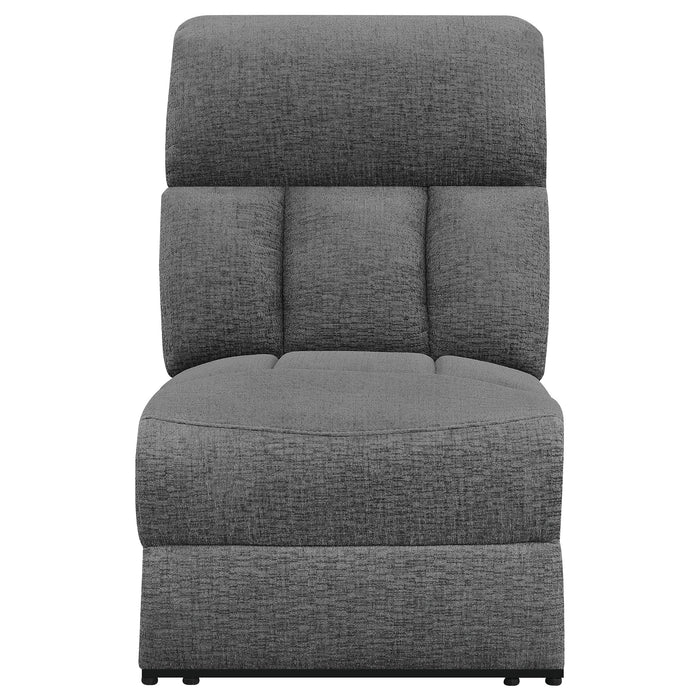 Bahrain  Upholstered Home Theater Seating Charcoal