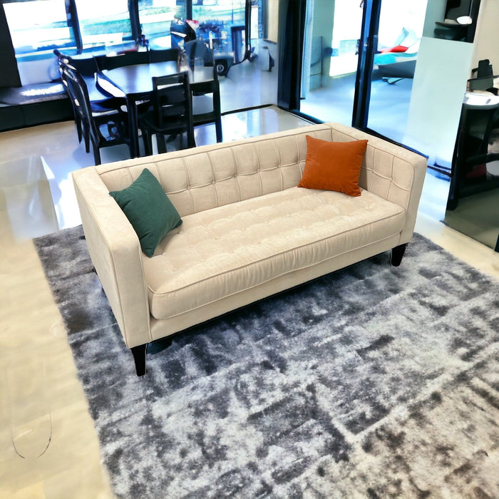 Cream Tufted Sofa / Couch / Loveseat