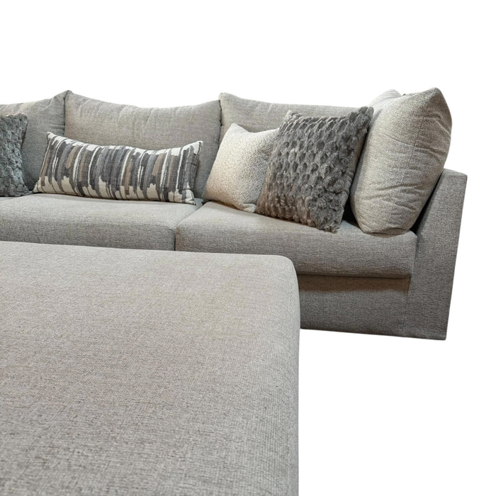 Hudson Modular 5 Piece Sectional in Cream