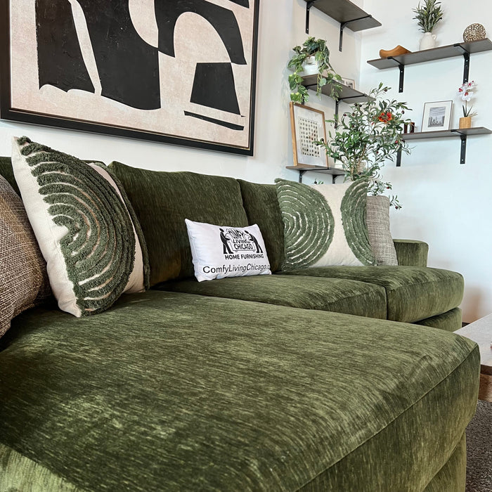 Loft Sectional Sofa with USB Chargers