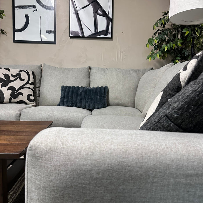 Gray Corner Sectional Sofa