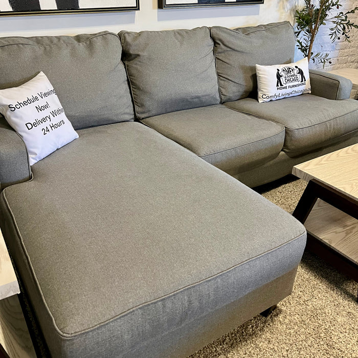 Gray Ashley Home-stores Chamberly 2 Piece Sectional