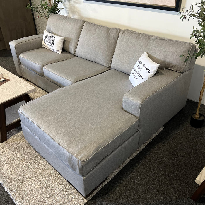 Jonathan Louis Two Piece Sectional in Gray