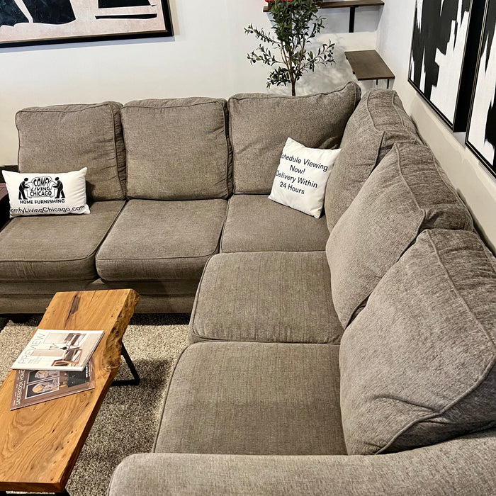 Gray Ashley 2 Piece Sectional Couch