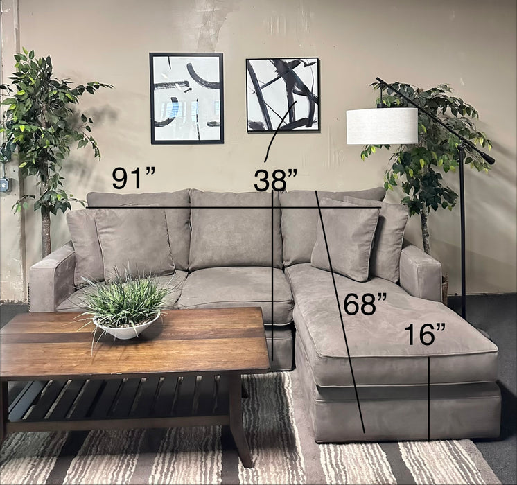 Room & Board Sectional in Taupe