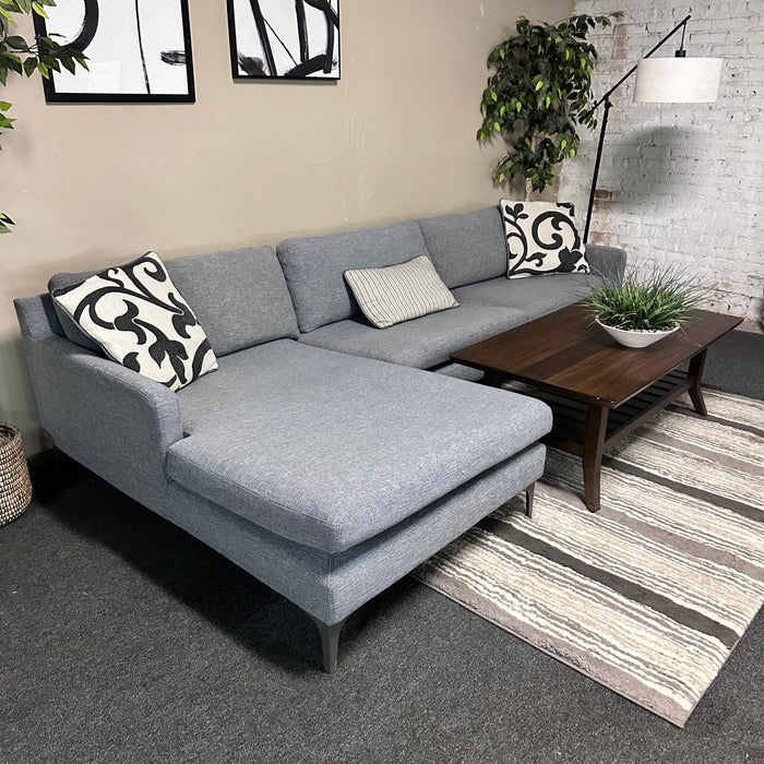 Gray MCM Sectional Sofa