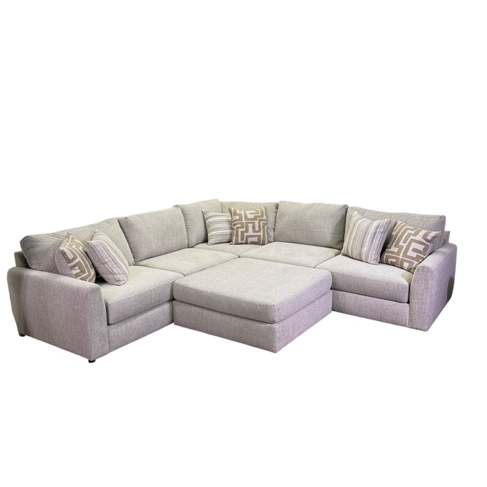 Marlow Modular 5 Piece Sectional in Cream