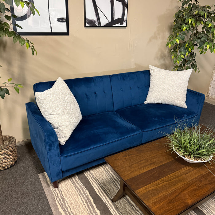 Futon Sofa in Blue