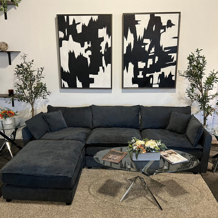 Modular Sectional Dream Couch in Dark Gray