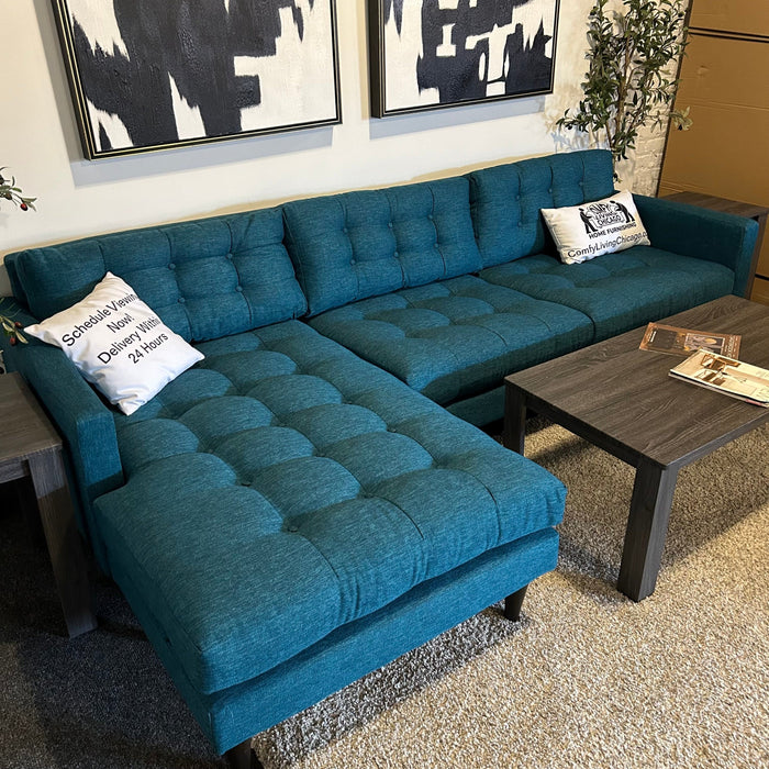 Joybird Eliot Reversible Sectional in Key Largo Zenith