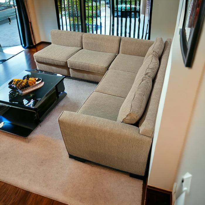 Gorgeous Gray Modular 3 Piece Sectional Couch