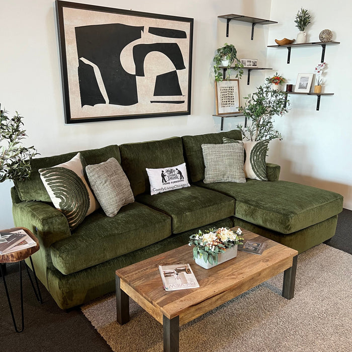 Loft Sectional Sofa with USB Chargers