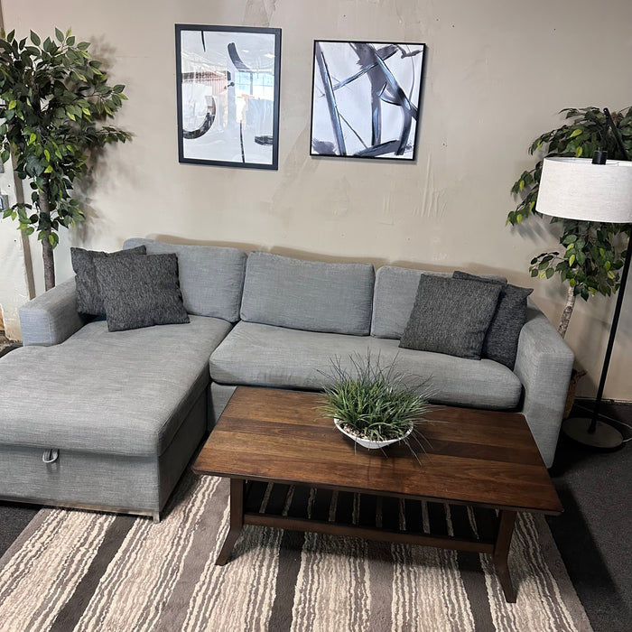 West Elm Sleeper Sectional with Storage Chaise