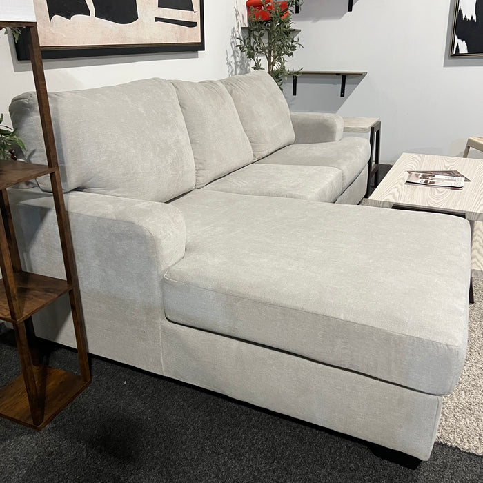 Benchcraft Light Gray Sectional with Chaise