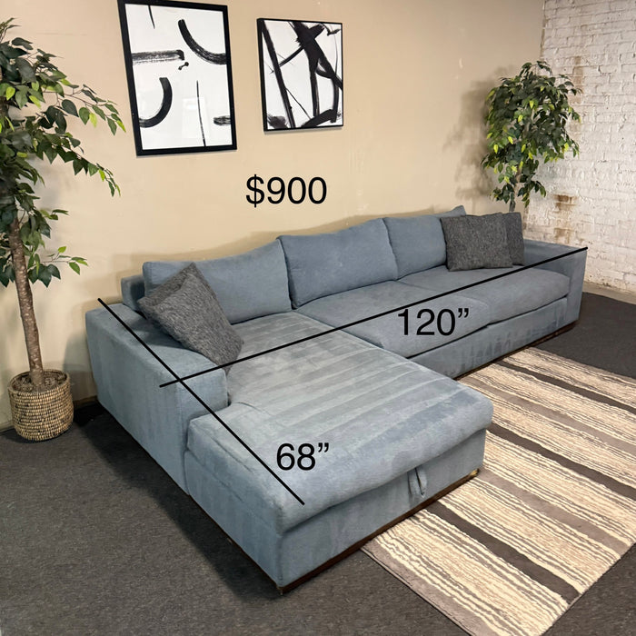 Joybird Sectional with Storage Chaise