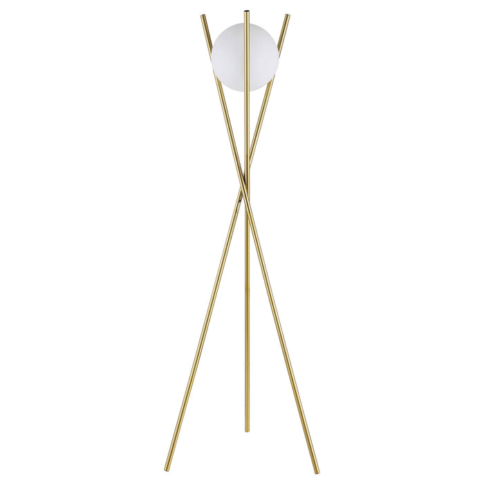 Yamileth Tripod Floor Lamp Gold