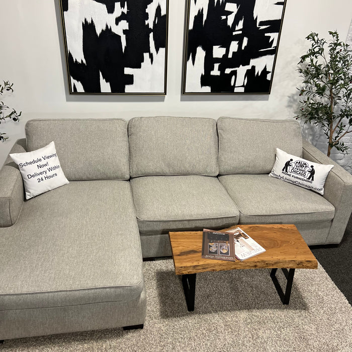 Room and Board Morrison Gray Sectional