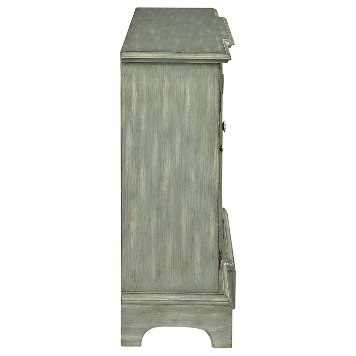 Erigeron 4-door Accent Cabinet Grey