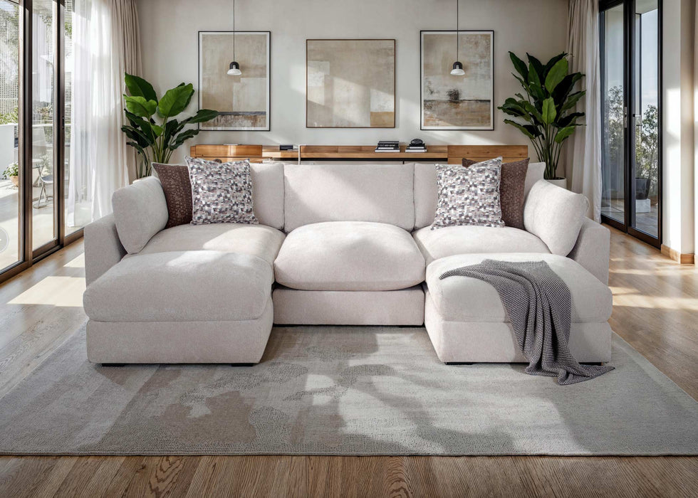 Dream Modular Sectional in Cream