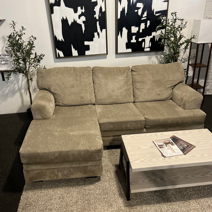 Ashley Cream Sectional with Reversible Chaise